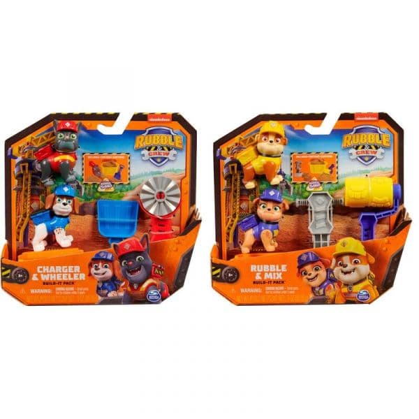 Concentra The Paw Patrol Rubble & Crew 2 Figuras Modelos Sortidos