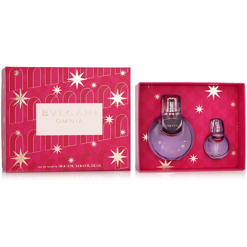 Omnia Amethyste Gift Set EDT 65 ml and Omnia Amethyste EDT 15 ml