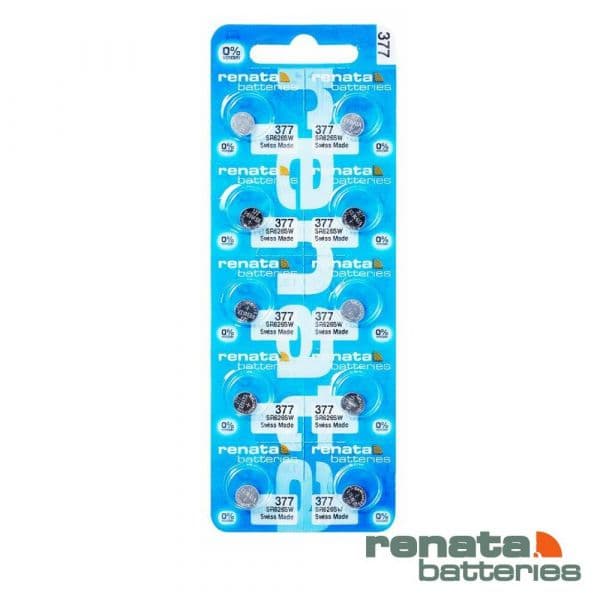 Renata Pilha Botão 377/SR626SW 10x