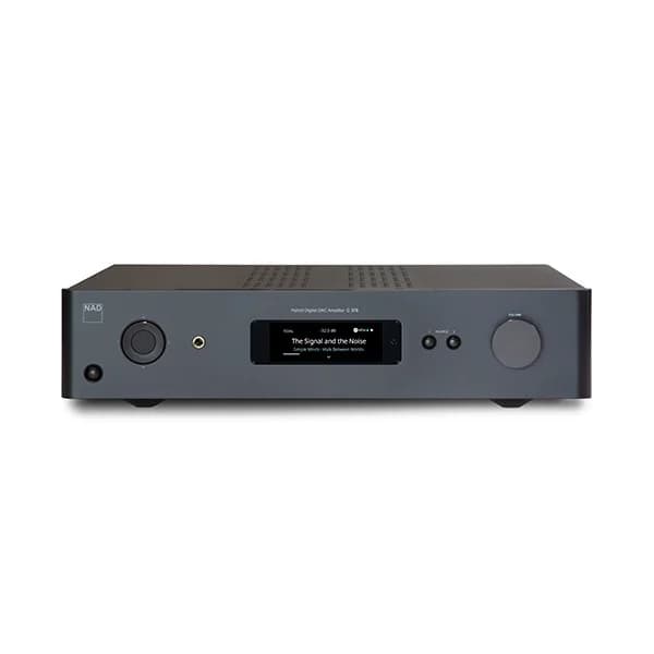 NAD C379 Amplificador Híbrido Digital com HDMI eARC, 2 Óticas, 2 Coaxiais, Phono MM
