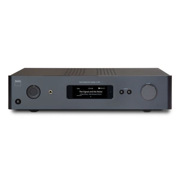 NAD C379 Amplificador Híbrido Digital com HDMI eARC, 2 Óticas, 2 Coaxiais, Phono MM