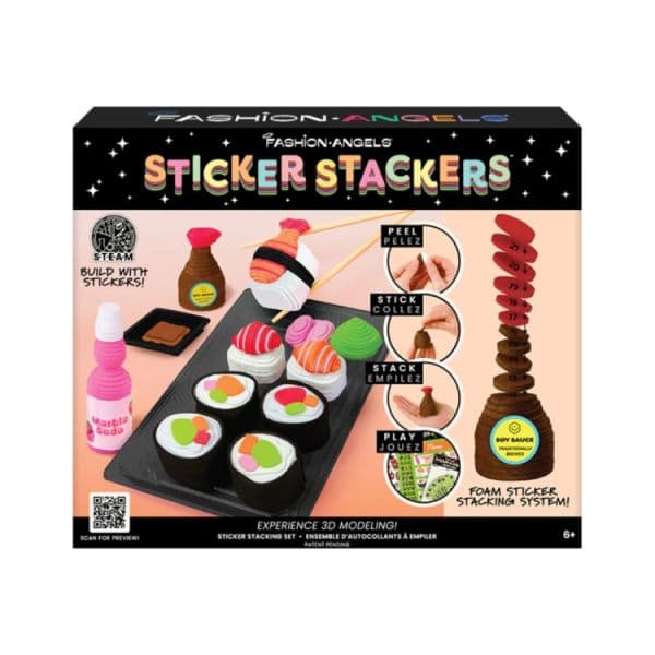 Crayola Stackers Sticker 3D Set (sushi)