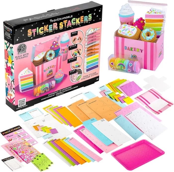 Crayola Stackers Sticker 3D Set (pastelaria)