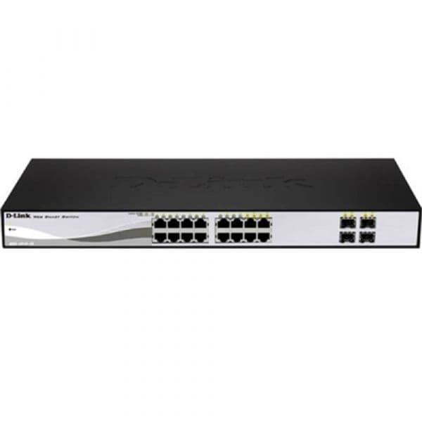 D-Link - DGS-1210-16 16-Port 10/100/1000Mbps Gigabit Smart Switch