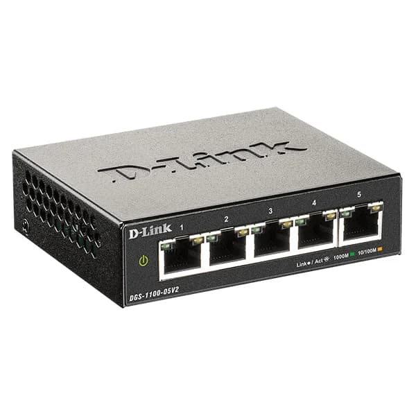 D-Link Switch Gigabit 5 portas DGS-1100-05V2