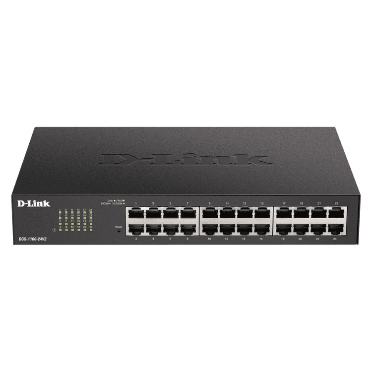 D-Link Switch Dgs 1100-24V2 Inteligente 24 X 10/100/1000 Desktop, Mont - DGS-1100-24V2/E