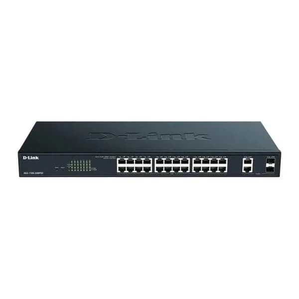 D-Link 26-Port Power over Ethernet + Gigabit Smart Managed Switch 370W