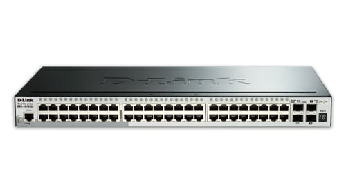D-Link DGS-1510-52X switch de rede Gerido L3 Gigabit Ethernet (10/100/1000) 1U Preto