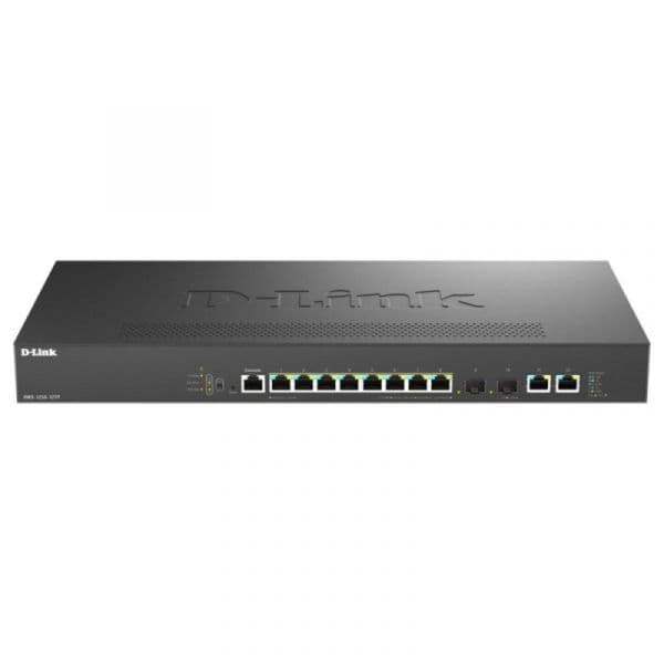 Switch Gerenciado D-Link DMS-1250-12TP/E 2.5G Ethernet PoE Montagem em Rack