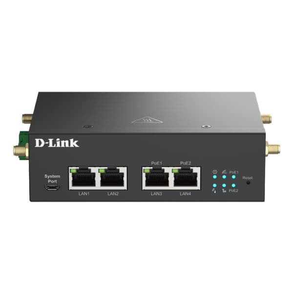 D-Link Router DWM-314-GP/B Dual SIM 5G Industrial 4xRJ45 PoE