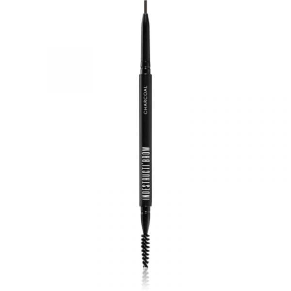 Bperfect Indestructibrow Pencil Lápis para Sobrancelhas de Longa Duração com Escova Tom Charcoal 10 g
