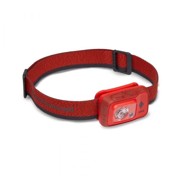 Black Diamond Lanterna Frontal Cosmo 350-R Vermelho Recarregável LED 350 Lúmenes