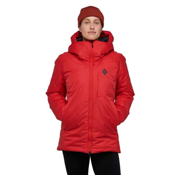 Black Diamond Belay Parka Vermelho L Mulher