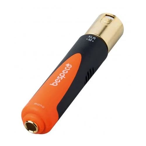 Adaptador XLR Male Jack 6.3 Mono Jack Female Bespeco