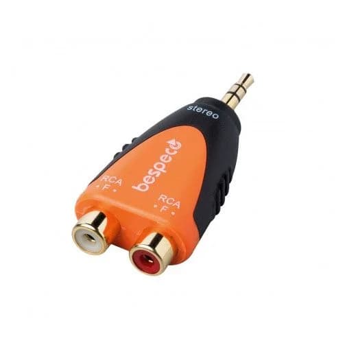 Adaptador Jack ST/M-2XRCA/F Bepesco