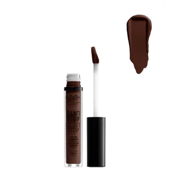 Nyx Can't Stop Won't Stop Corretor Líquido Tom 24 Deep Espresso 3,5ml