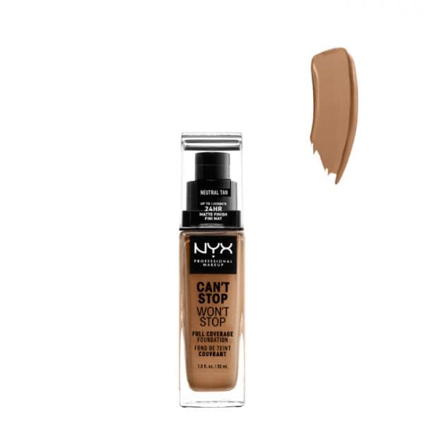 Nyx Can't Stop Won't Stop Base Tom Neutral Tan