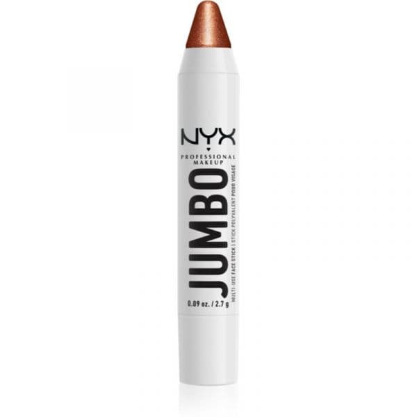 Nyx Professional Makeup Jumbo Multi-use Highlighter Stick Creme Iluminador em Lápis Tom 06 Flan 2,7 g