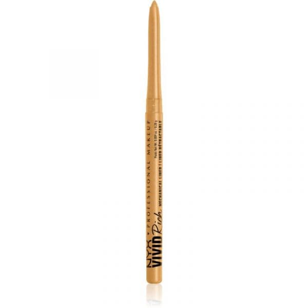 Nyx Professional Makeup Vivid Rich Lápis de Olhos Tom 01 Amber Stunner 0,28 g