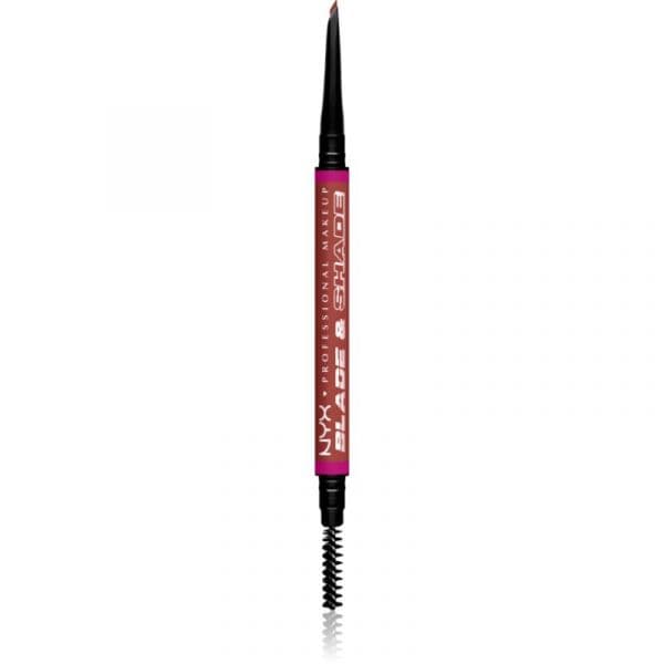 Nyx Blade & Shade Lápis de Sobrancelhas com Escova Tom 06 Rich Auburn 0.06g