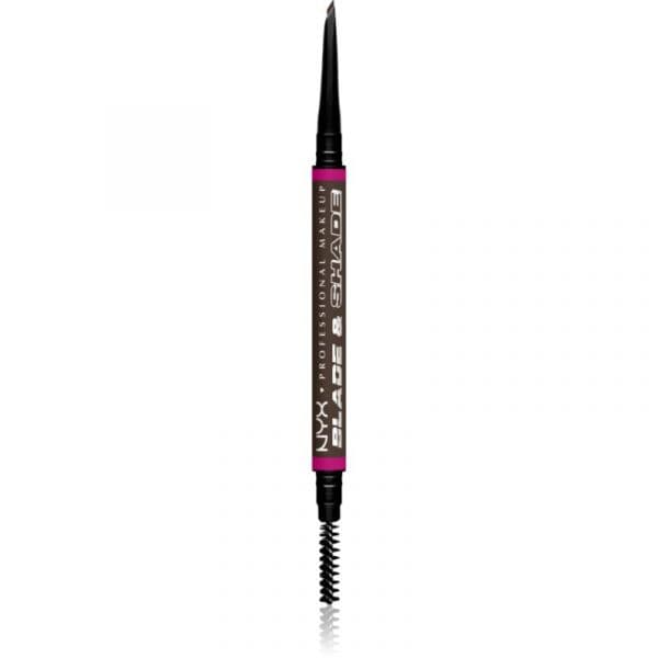 Nyx Blade & Shade Lápis de Sobrancelhas com Escova Tom Espresso 0.06 0.06g