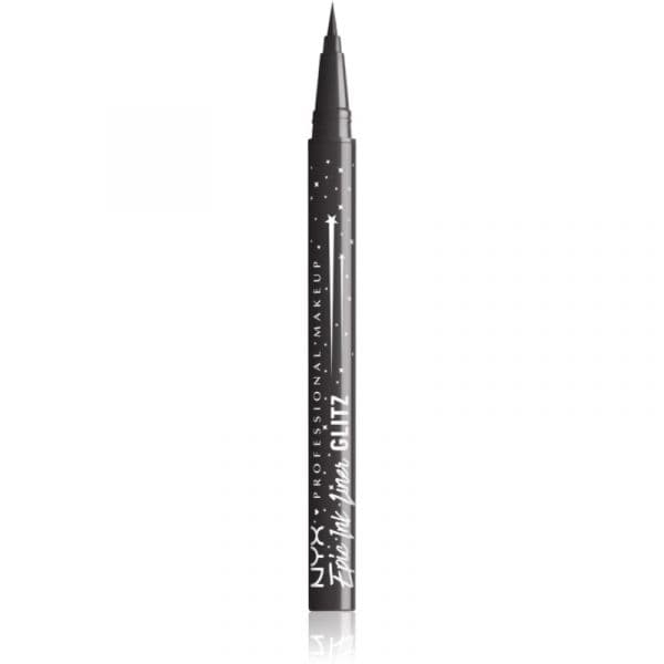 NYX Professional Makeup Epic Ink Glitz Lápis para os Olhos Efeito Metálico Tom 07 Graphite Glitz 1ml