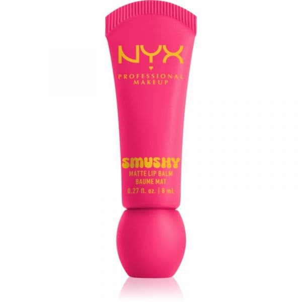 NYX  Smushy   Bálsamo Labial com Efeito Matificante Tom 03 Sweet Smack   8ml
