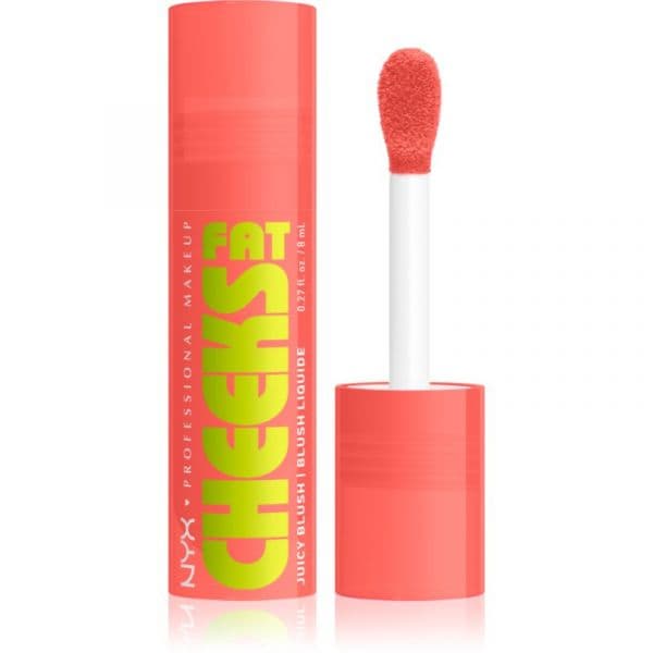 NYX Fat Cheeks Juicy Blush Líquido 01 Papaya Plump 8ml