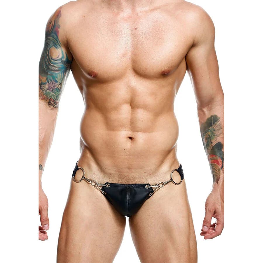 Mob - Dngeon Jockstrap Preto Pressão Tamanho Único
