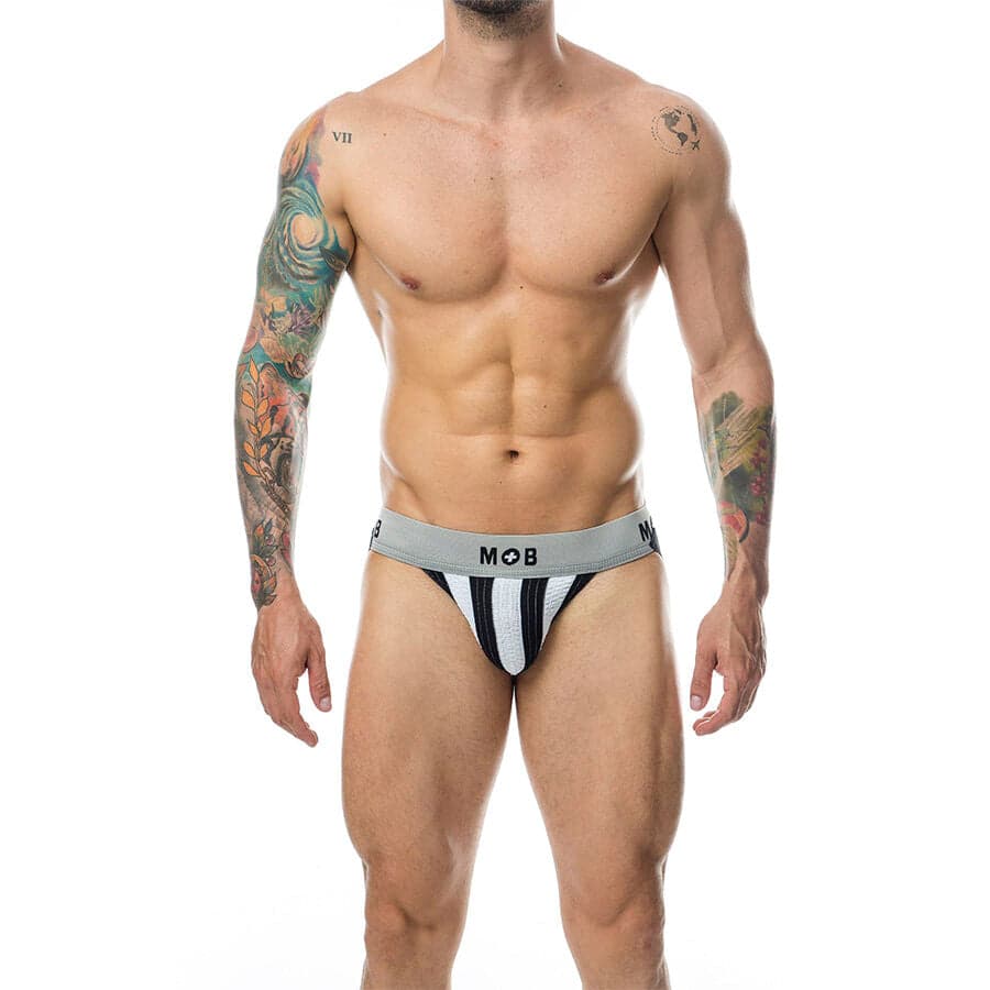 Mob Calça Joke Branca com Listra Clássica Tamanho G - L - D-243569