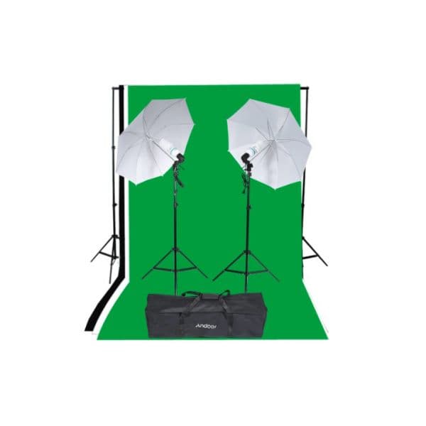 Kit de Iluminação Fotografia / Vídeo com Fundos