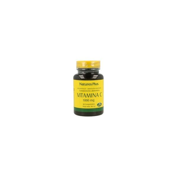 Nature's Plus Super Vitamina C e Quadril de Rosa 60 Comprimidos de 1000mg