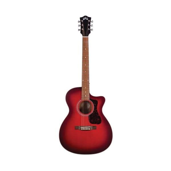 Guild OM-240CE Oxblood Burst
