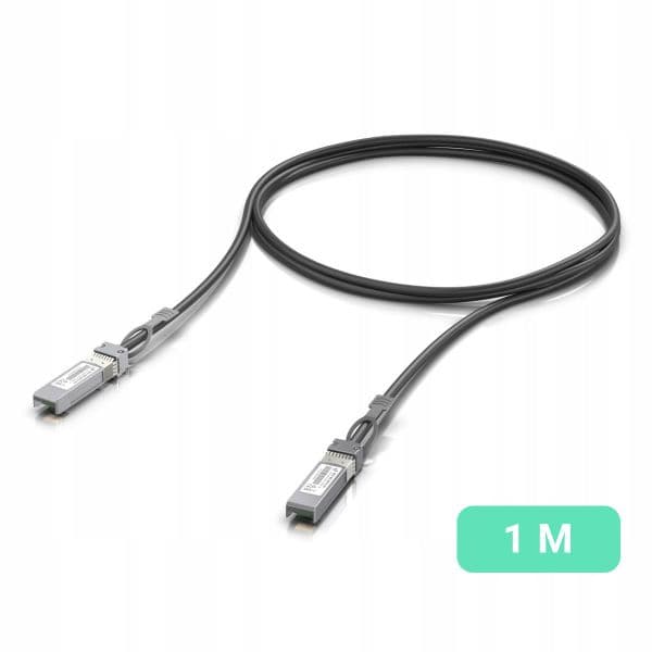 Ubiquiti Cabo Fibra Ótica SFP+ 1m Preto