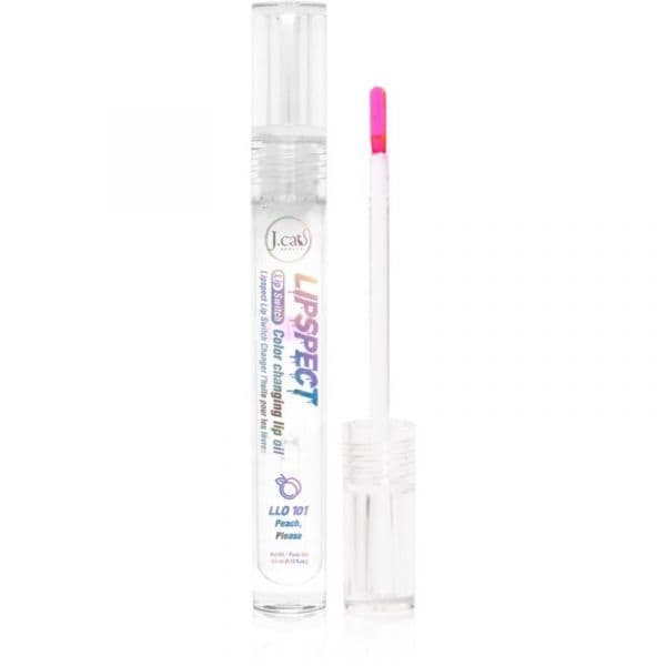 J.Cat Beauty Lipspect Óleo para Lábios com Mudança de Cor Tom 101 Peach, Please 3ml
