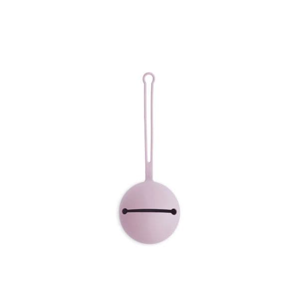 Mushie Porta Chupetas Silicone Soft Lilac