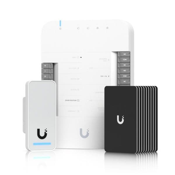 Ubiquiti Sistema de Controlo de Acesso UniFi Access G2 Starter Kit UA-G2-SK PoE++ IP55 UL294