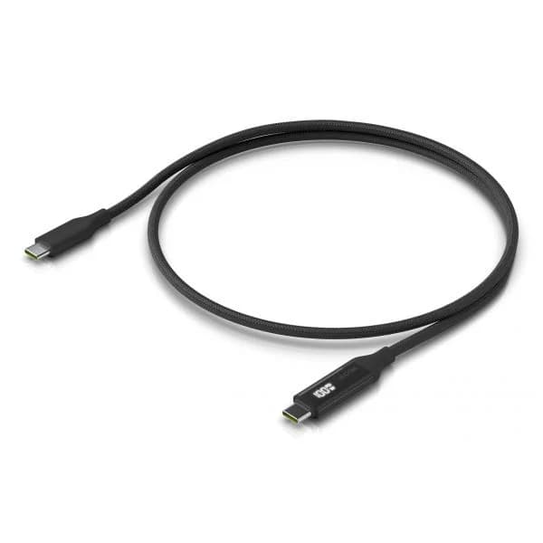 Ubiquiti UACC-Cable-USB-100W-1M-BK Cabo USB-C 100W 480Mbps com Display 1m