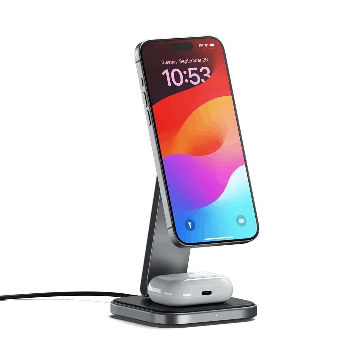 Satechi Carregador Wireless Qi2 15W Grey