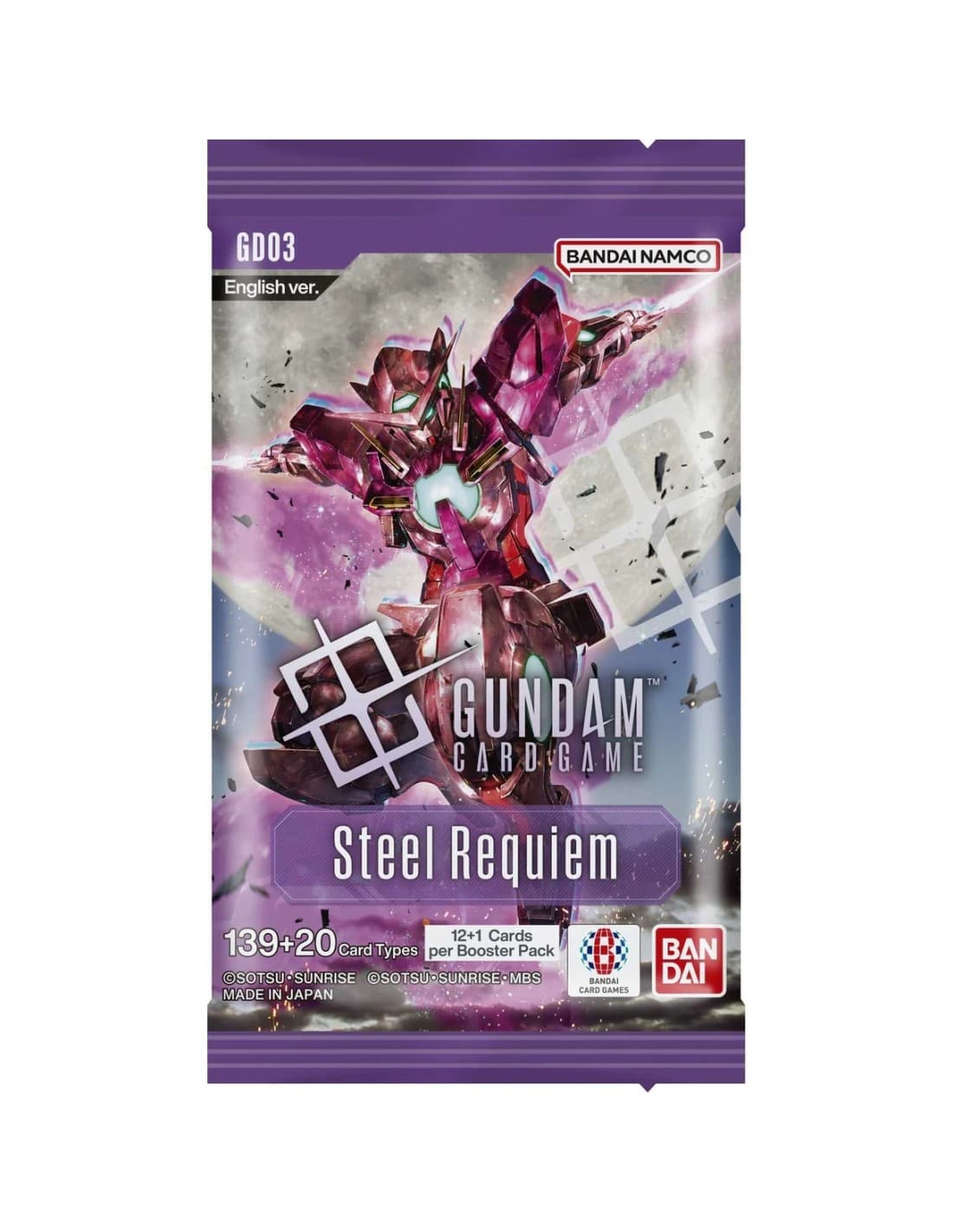 Gundam Card Game Steel Requiem GD03 Booster