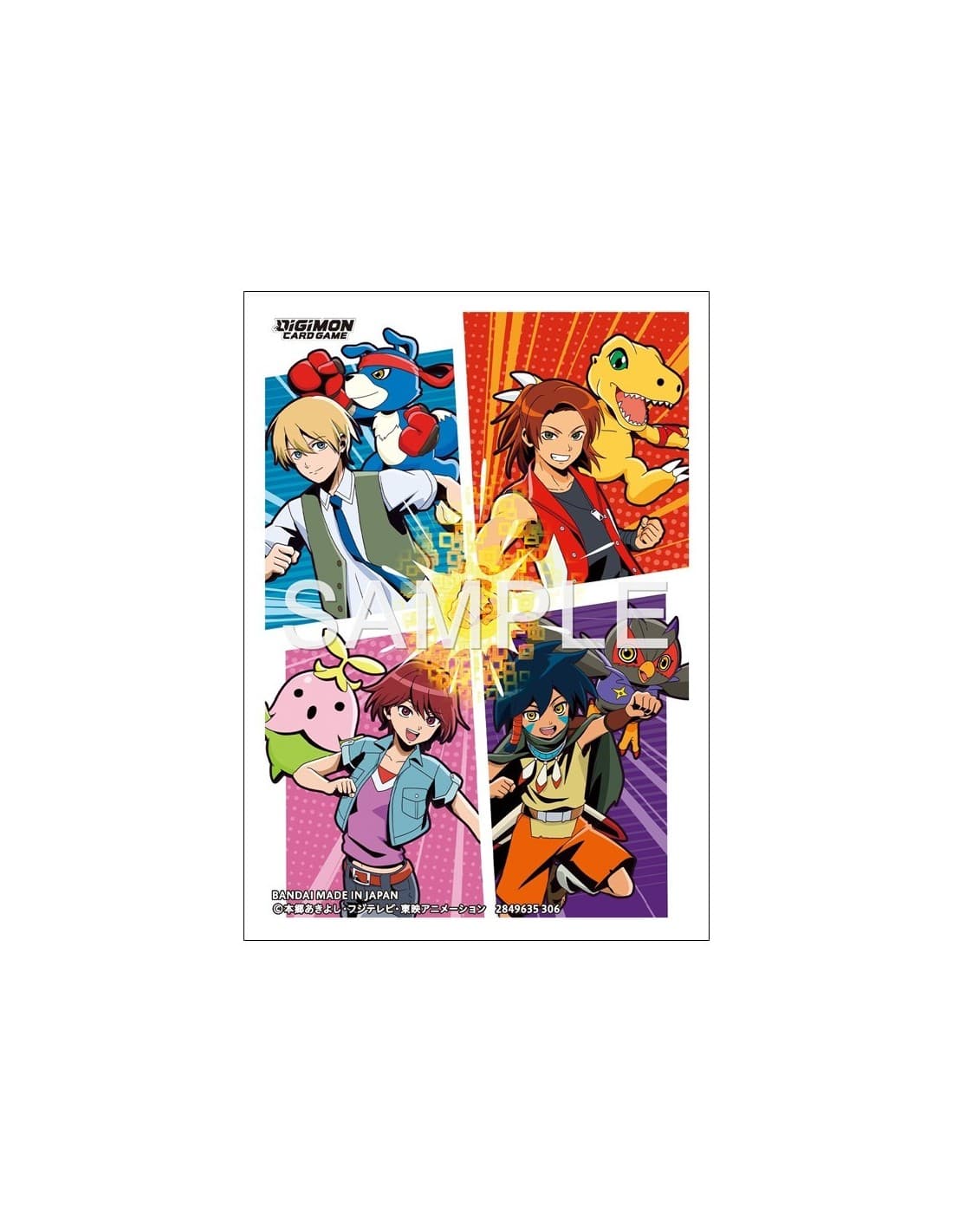 Digimon Card Game Official Sleeves Data Squad