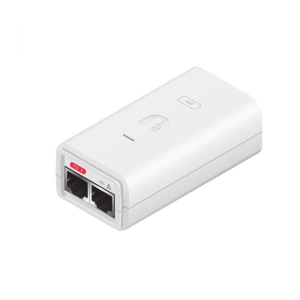 Ubiquiti Poe Injector, 24VDC, 12W, Gigabit Port, Weiss - POE-24-12W-G-WH