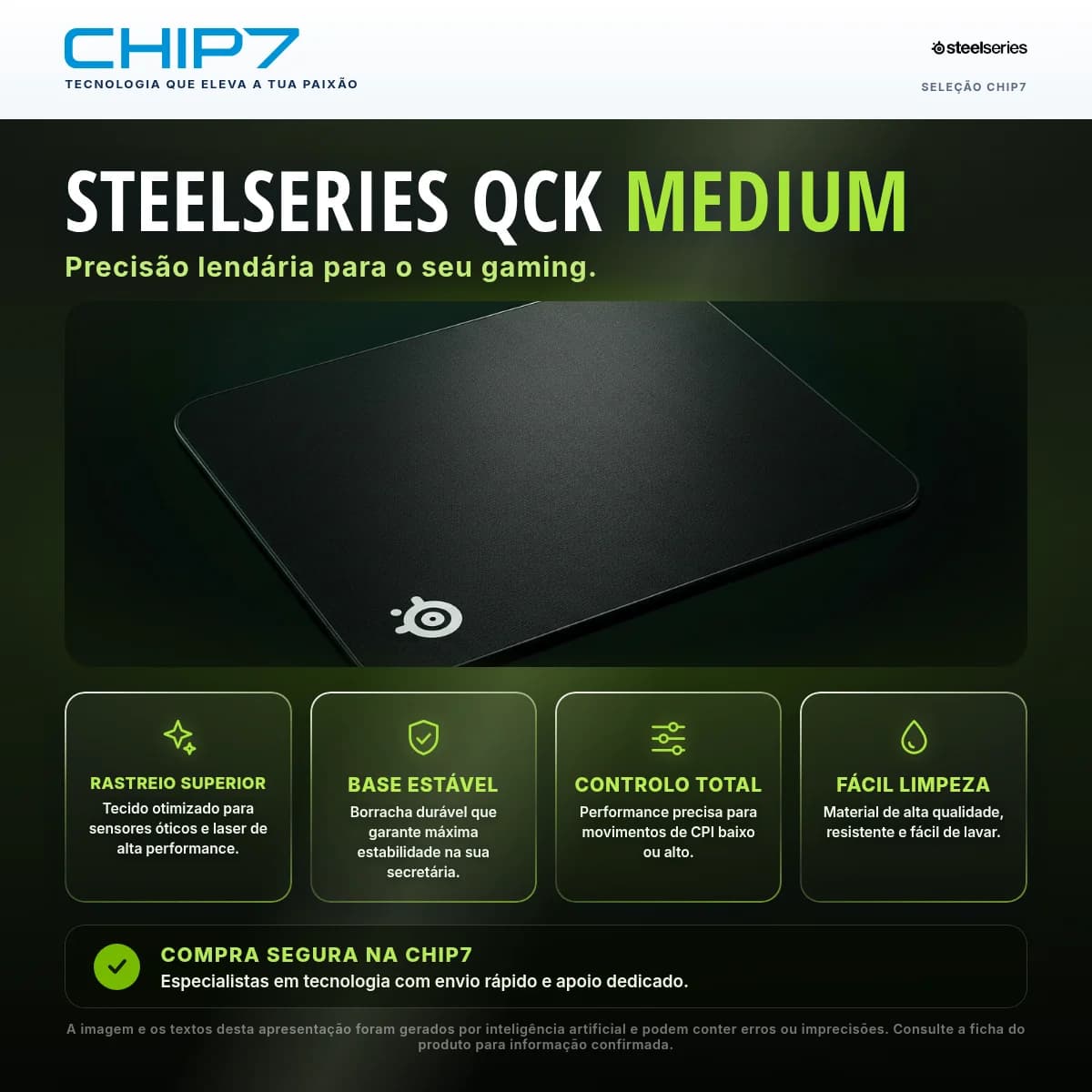 Tapete Steelseries QCK Medium 63004