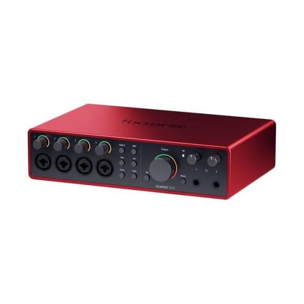 Focusrite Interface de Áudio Scarlett 18i16 4th Gen USB-C com 4 Pré-Amplificadores
