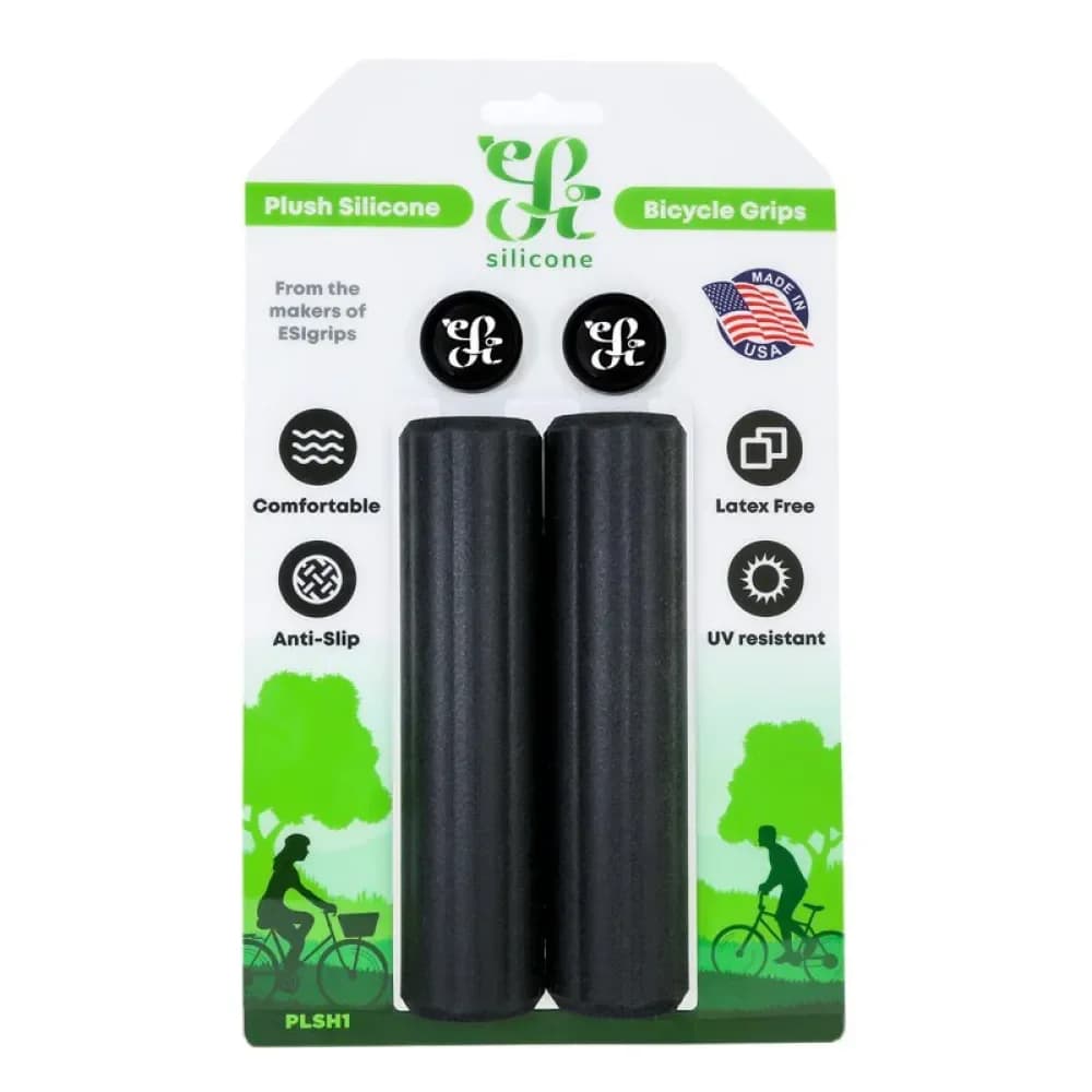 Esigrips Guiador ESI Silcone Plush Grips Black