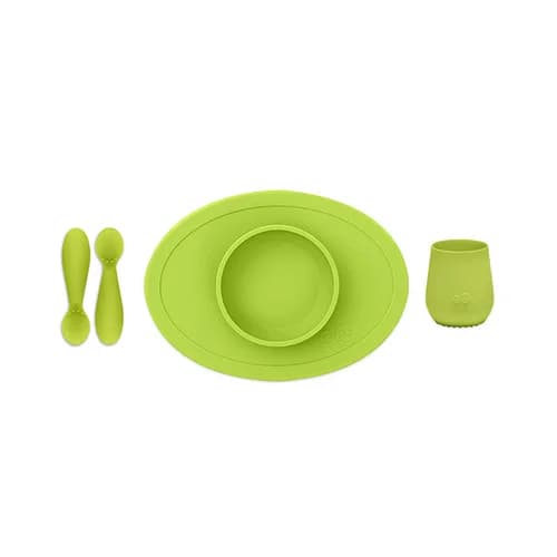 ezpz Primeiro Conjunto de Alimentação Verde Lima EUFFG001
