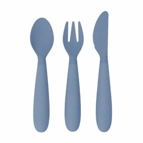 ezpz Pack de 3 Happy Utensils Índigo EUHUI001