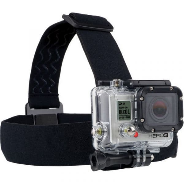GoPro Correia para Cabeça + Suporte Quickclip para HeroHD/Hero2/Hero3/Hero3+