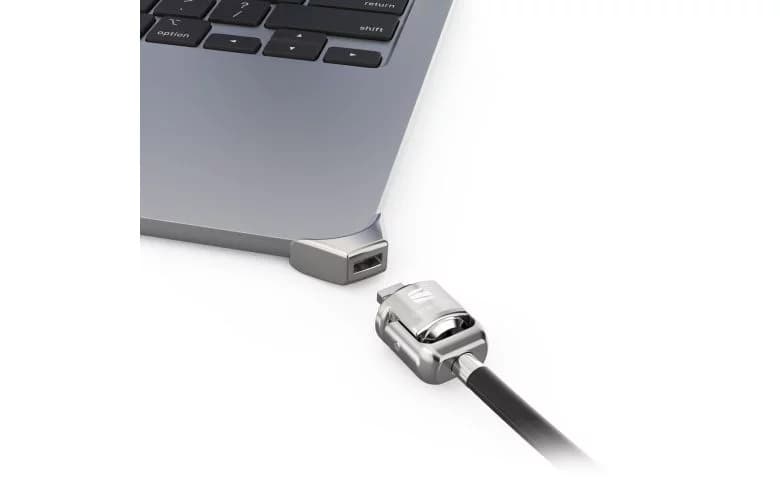 Compulocks MBALDG04 Ledge Lock/Adaptador/Cabo Antirroubo para MacBook Air M2 2022 Prata