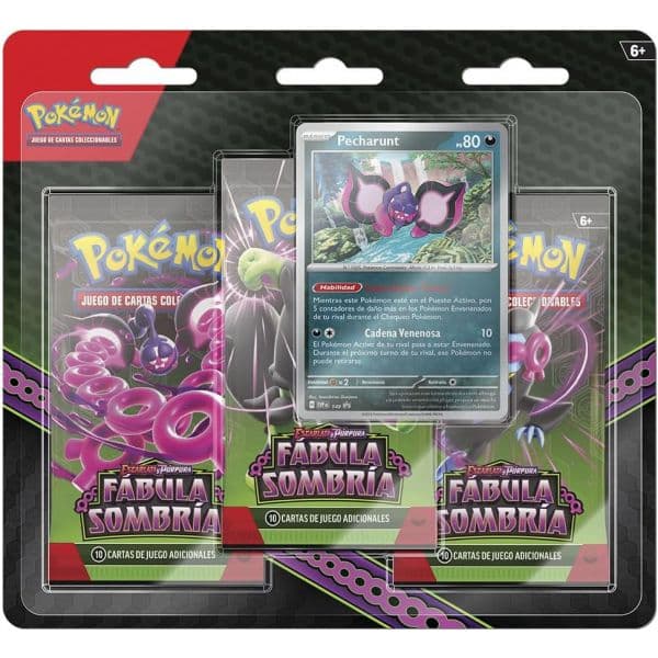 Pokémon TCG Jogo de Cartas Paldean Fates Blister Pack Edição Espanhola